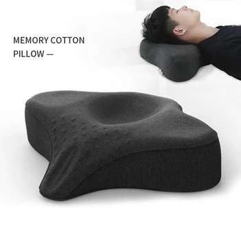 

Cervical traction pillow single neck protection memory foam health pillow home adult men and women slow rebound pillow