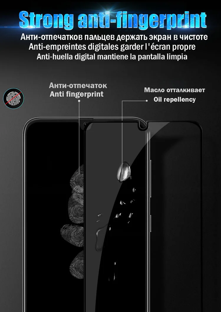 6D закаленное Стекло для samsung Galaxy A50 A70 A40 A10 Экран защита по защитный Стекло для samsung A50 A10 A70 A40S M20 M30 M40 A40S A60 A90 A20 A80 A40 безопасности Стекло для samsung