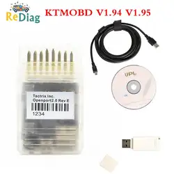 KTMOBD V1.95 KTMOBD ECU Инструмент для обновления DiaLink J2534 передача стабильный реальный чтение KTM OBD USB ключ