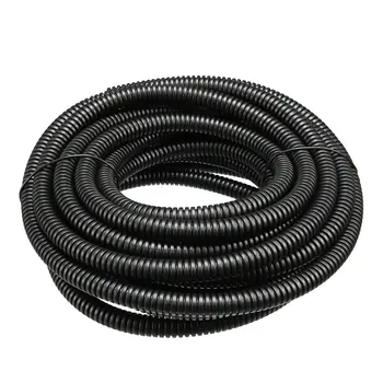 

uxcell 1.6M-20M Long Corrugated Tube Conduit PP Polyethylene Tubing Flexible Pipe Hose Black ID 7mm 8mm 5mm 14.3mm 17mm 20mm