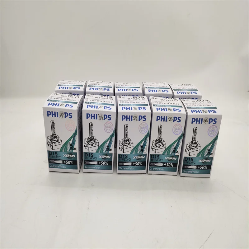 Free Shipping 10Pcs Original-Philips-Xenon Bulb D1S D2S D2R D3S X-Treme Vision +50% 35W Genuine Patrs Xenon Made In Germany 1