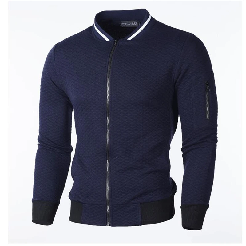 Men's Fashion Baseball Jacket Sweatshirts Zipper Design Mens Jacket Coat Autumn Sweatshirt Hiphop men's baseball jacket