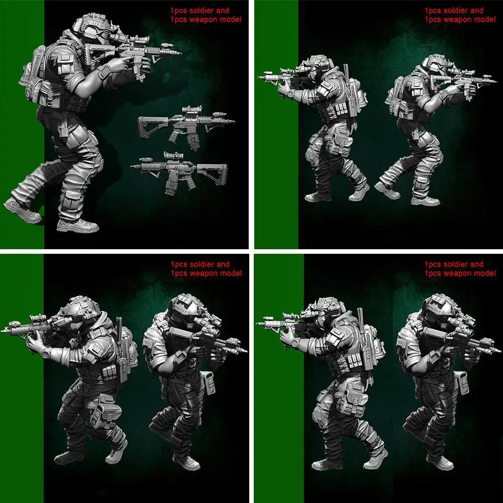 1/35 5 см Смола солдат морской пехоты США модель тактического солдата