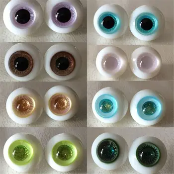 

Bjd Glass Eyes Sky Blue Color 14mm 6bjd Dolls Accessories