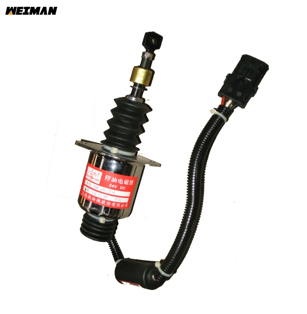 

Shanghai Diesel Engine SC11CB220G2B1 Spare Parts Stop Solenoid Valve D59-105-22+A