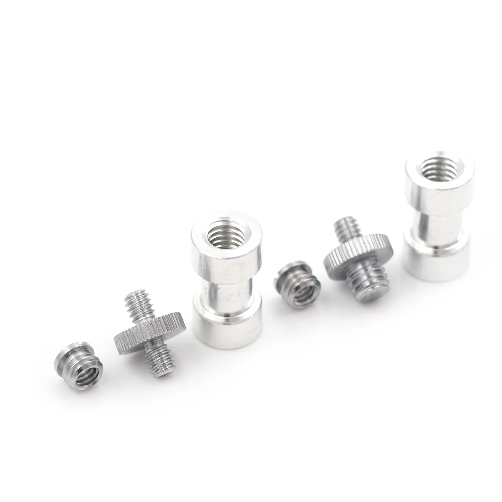 6in1 1/4" 3/8" screw 5/8" Spigot Stud convert Adapter for Camera Tripod StanYRDE 6in1 1/4" 3/8" screw 5/8" Spigot Stud convert Adapter for Camera Tripod StanYRDE