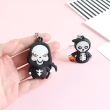 Милый брелок Хэллоуин смерти творческие сумка декоративная цепь кулон Молодежные автомобильный брелок для ключей