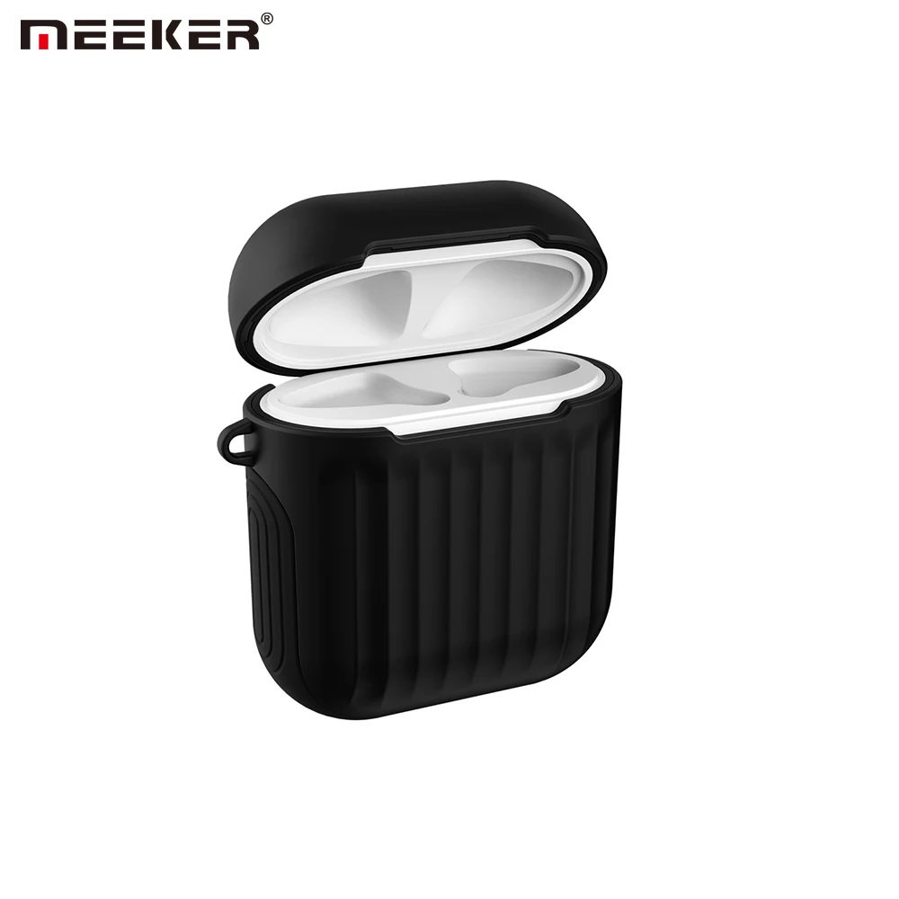 Мягкий силиконовый чехол Meeker для Apple Airpods багажа наушников s AirPods Ультратонкий