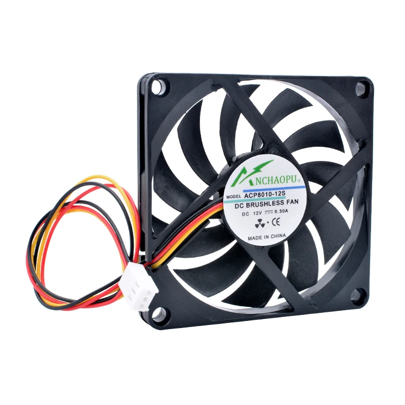 Ventilador de Refrigeração Ultrafino Monitoramento de Velocidade de Pino Adequado para Chassi Cpu 60x60x10 mm 70x70x10 mm 80x80x10 mm 60 Milímetros 70 Milímetros 70 Milímetros 70 Milímetros 70 Milímetros 80 Milímetros 70 Milímetros 80 Milímetros 80 Milímetros - Imagem 4