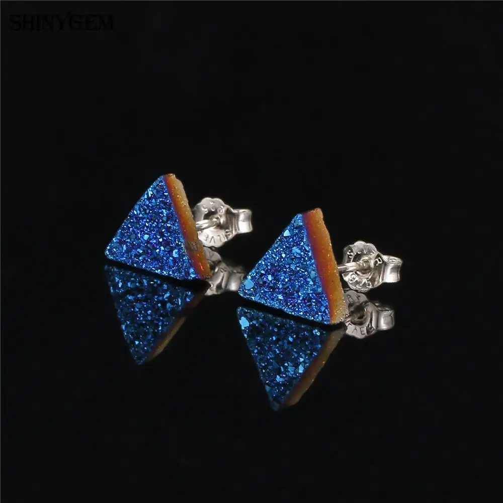 Женские маленькие серьги гвоздики ManKuu 8 мм 4 цвета|925 sterling|earrings 925 sterlingstud earrings |