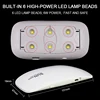 Arte Clavo 6W Nail Dryer Portable UV LED Lamp Nail Art Polish Light Mirco USB Cable SUN Mini Fast Delivery Manicure Machine Tool 6
