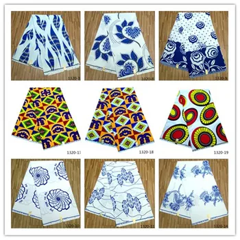 

2020 New Arrival Guaranteed Veritable Wax African Ankara Real Wax Ghana Wax 6 Yards African Printed Fabric 100% polyester 1320