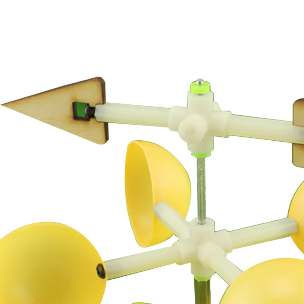 Children's Wind Vane Model Kits Experiment Funny Assembly Scientific DIY Wind Indicator Educational Vane Model Kit wind spinner