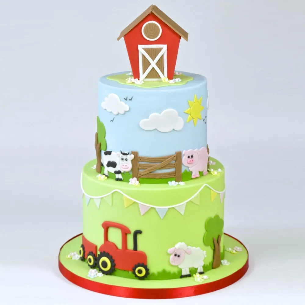 Cartoon Animals Shape Cookie Mould Cute Pig Cow Sheep Dessert Cutter Fondant Cake Decorating Tool For Pastry Biscuit Cake Molds 5