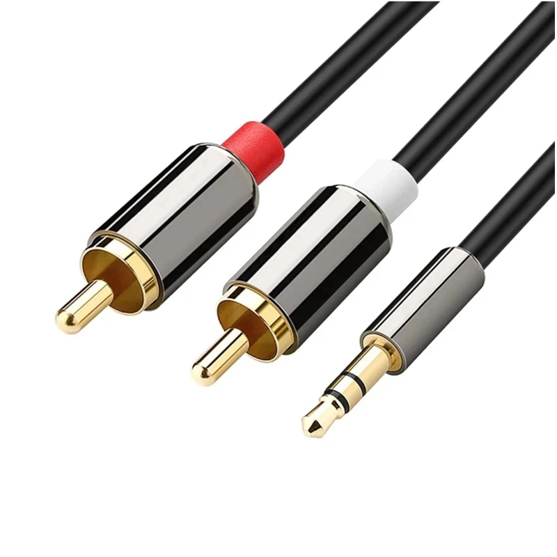 AUX аудио 3 5 мм штекер 2 RCA мужской стерео кабель Шнур для iPhone ПК Android (3 метра)| |