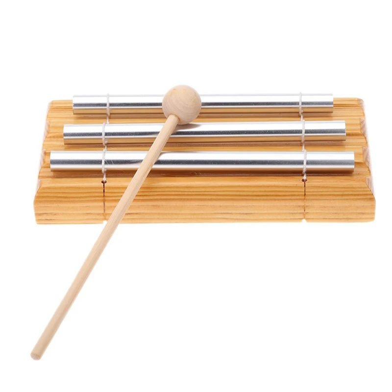

Energy Chime Three Tone with Mallet Exquisite Kid Children Musical Toy Percussion Instrument