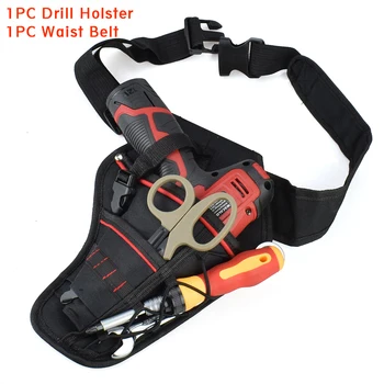 

Waterproof Impact Bag Multifunctional Accessories Universal Hard Wearproof Wrench Screwdriver Waist Belt Holder Drill Holster