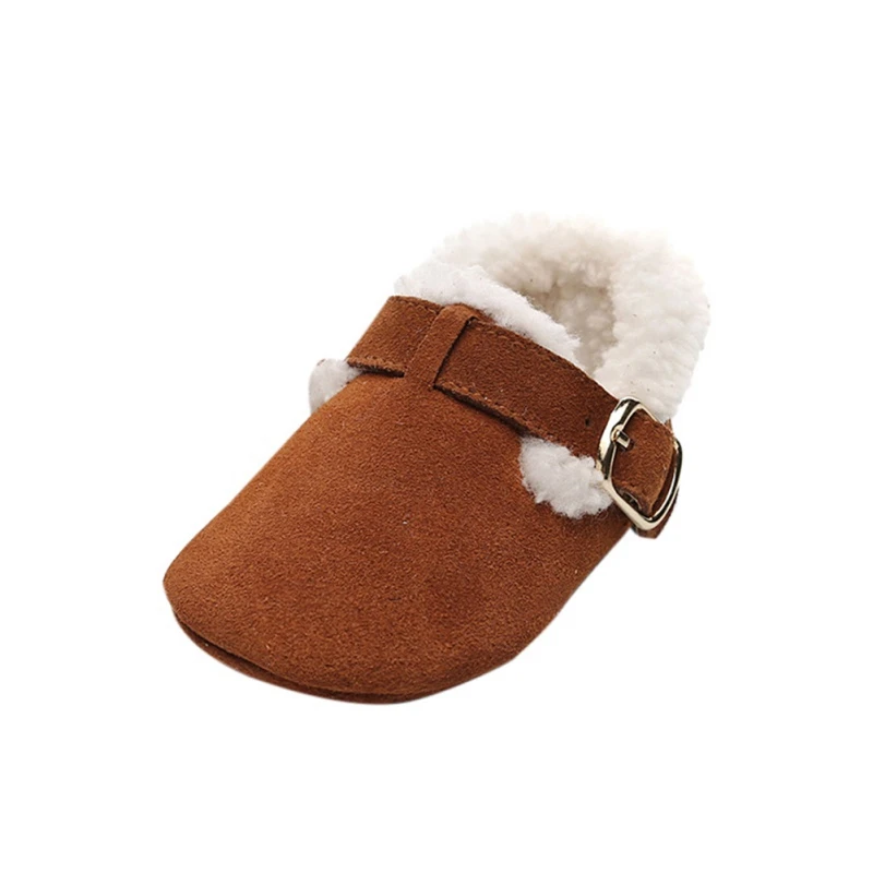 Sole Non-Slip Footwear Baby Boys Girl Shoes Winter Warm Iborn First Walkers Toddler Soft Infant Cotton Crib Shoes 0-24M New I