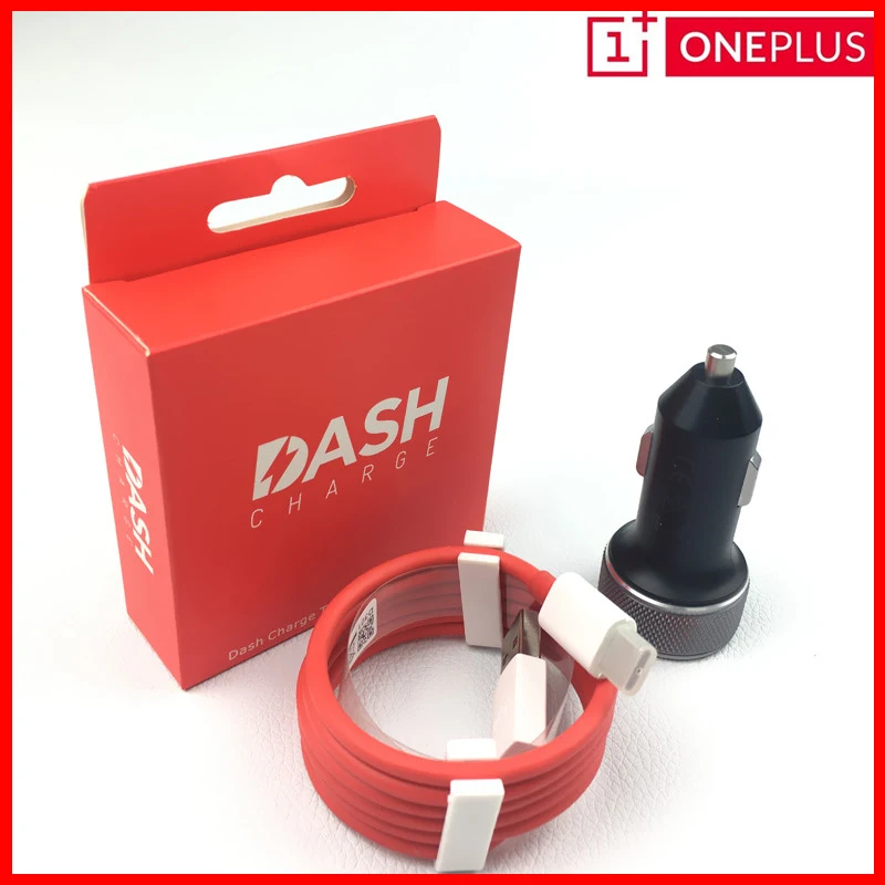 Original Oneplus 6 Dash Car Charger DC01B 3.4V 5V/3.5A 5V=2A Fast Charge For Oneplus 5t 5 3T 3