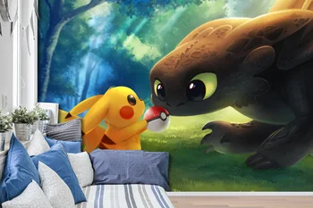 

[Self-Adhesive] 3D Pokemon 03641053 Japan Anime Wall Paper mural Wall Print Decal Wall Murals