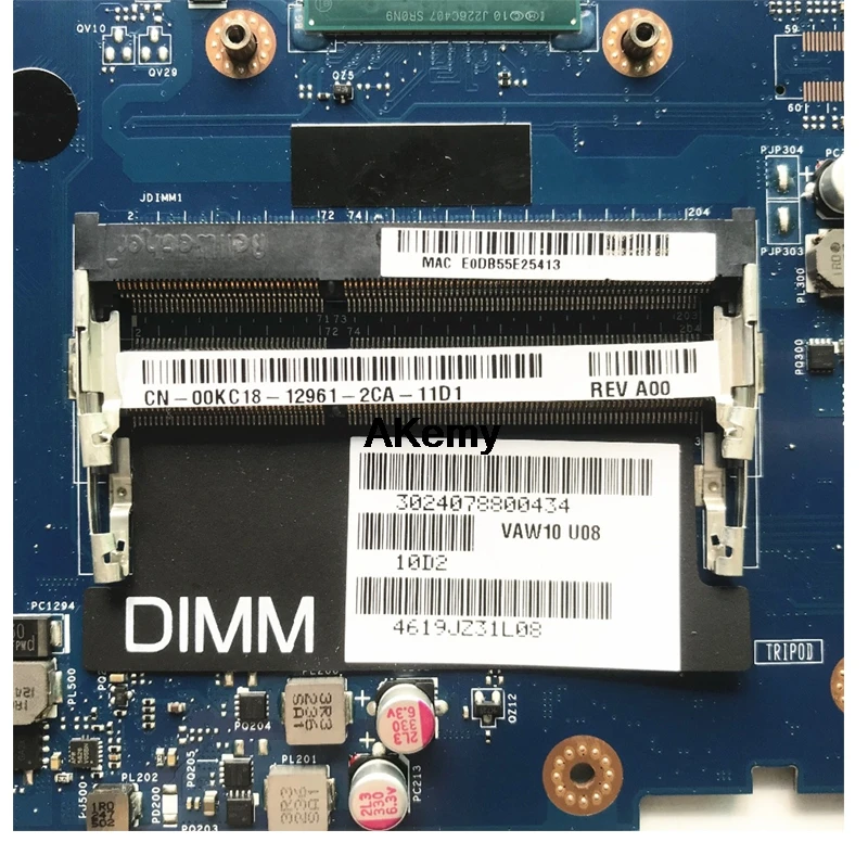 VAW11 LA-9102P REV: 17 de 1,0 для Dell Inspiron 3721 5721 материнская плата для ноутбука CN-03WVDR 03WVDR I5-3337U материнская плата для процессора originais