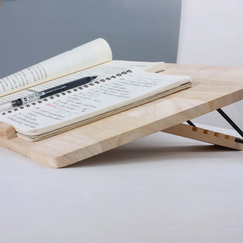 Desk Reading Bookshelf Writing Board Reading Bookshelf Book Stand Correct Sitting Posture Wooden Easel