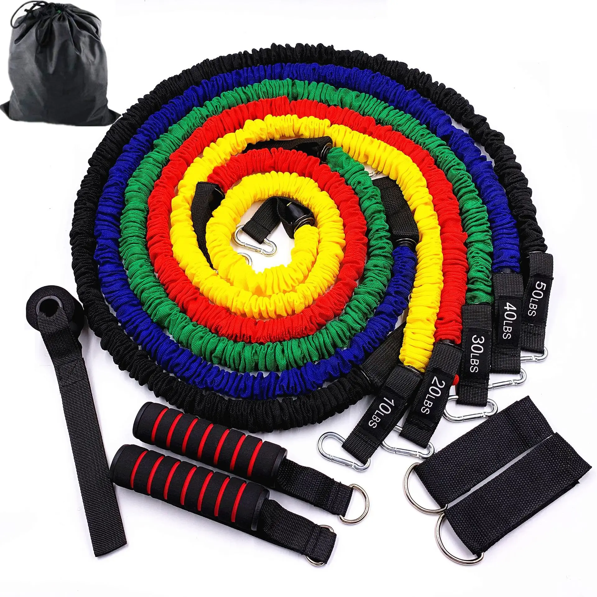 Resistance Bands Set Workout Exercise Gym Accessories
