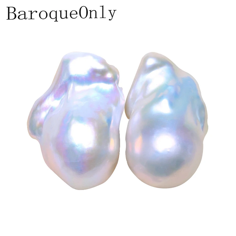BaroqueOnly Высокое качество 100% натуральный пресноводный неровный жемчужный бисер