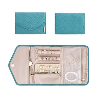 Foldable Quilted Jewelry Organizer