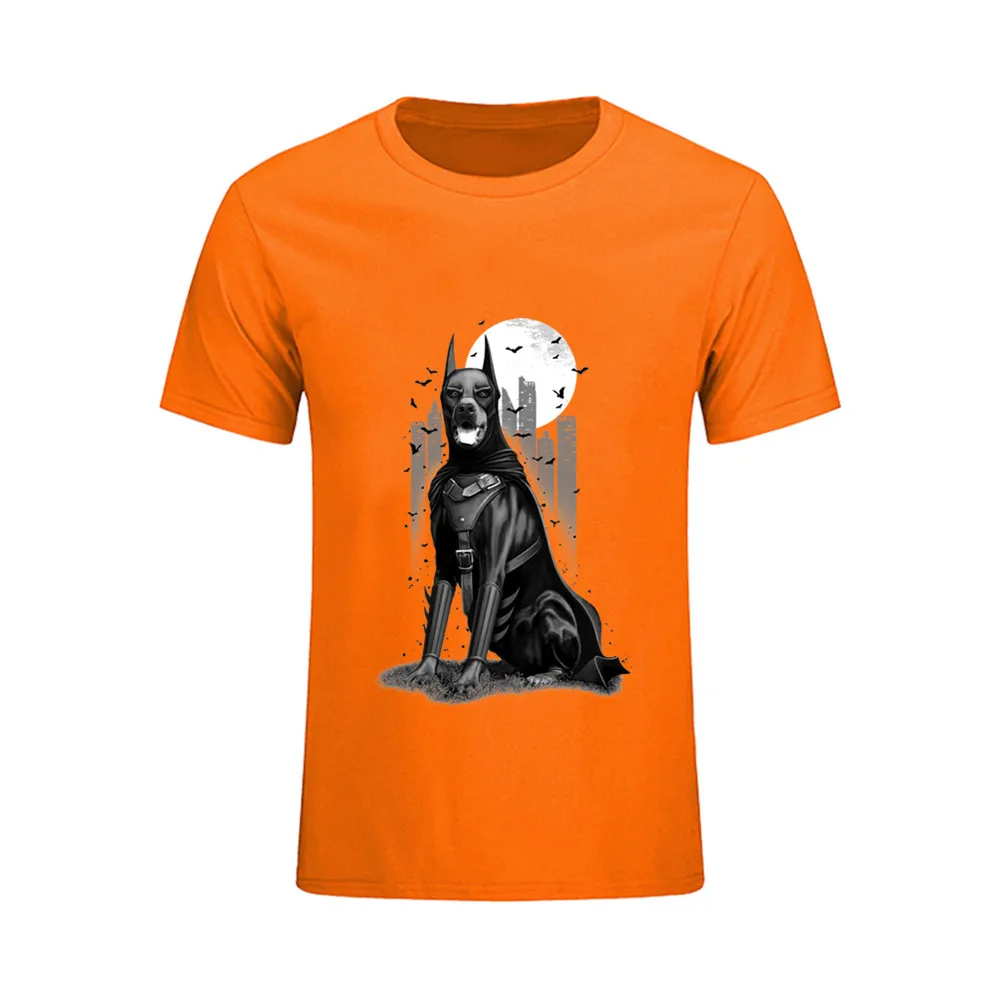 Lowest Pre 100 % Cotton DOBERMAN dog Men's t shirt Printing Short Sleeve t-shirt for male tshirt hatchimalss casa fur wizard ftp | Мужская