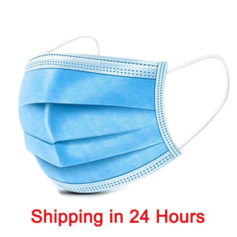 

Anti-Pollution 3 Layers Mask dust protection Face Masks Disposable Dust Filter Safety Mask Facial Dustproof Earloop Face Masks