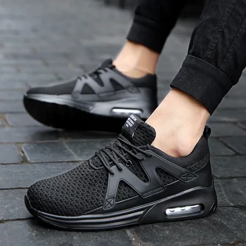 

Plus-sized 48 Men's Fly Woven Breathable Sports And Leisure Shock Absorption Air Cushion Shoes Running Shoes 10