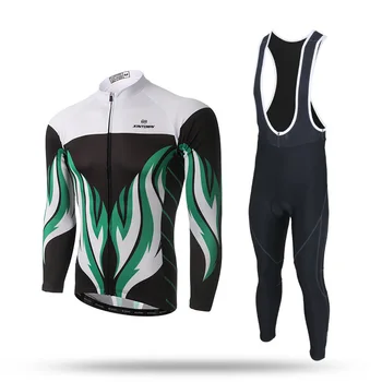 

2020Men Long Sleeves clothing Jersey Set Cycling Sport Uniform MTB Bicycle Clothes Tight Jacket cycling bib shorts jersey kit