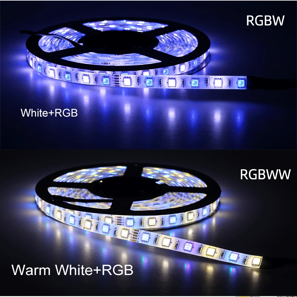 5 м/Светодиодная лента в рулоне DC12V гибкий светодиодный светильник 5050 RGBW RGBWW IP20 IP65 Светодиодная лента 60 Светодиодный/м для ТВ фоновый светильник ing