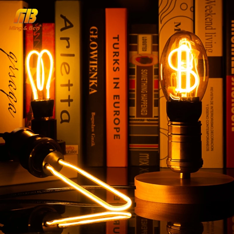  Retro LED Edison Light Bulb E27 220V Soft Filament Lamp Ampoule Lighting Incandescent Bulb Industri - 4000121345126