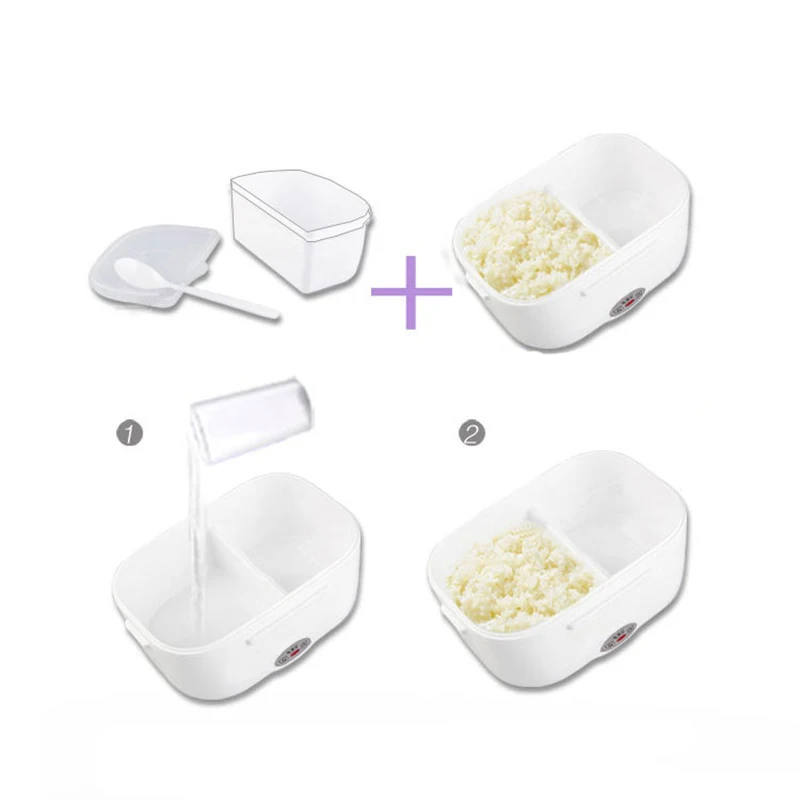 Электрический Ланч бокс с вилкой европейского стандарта 220 В домашний