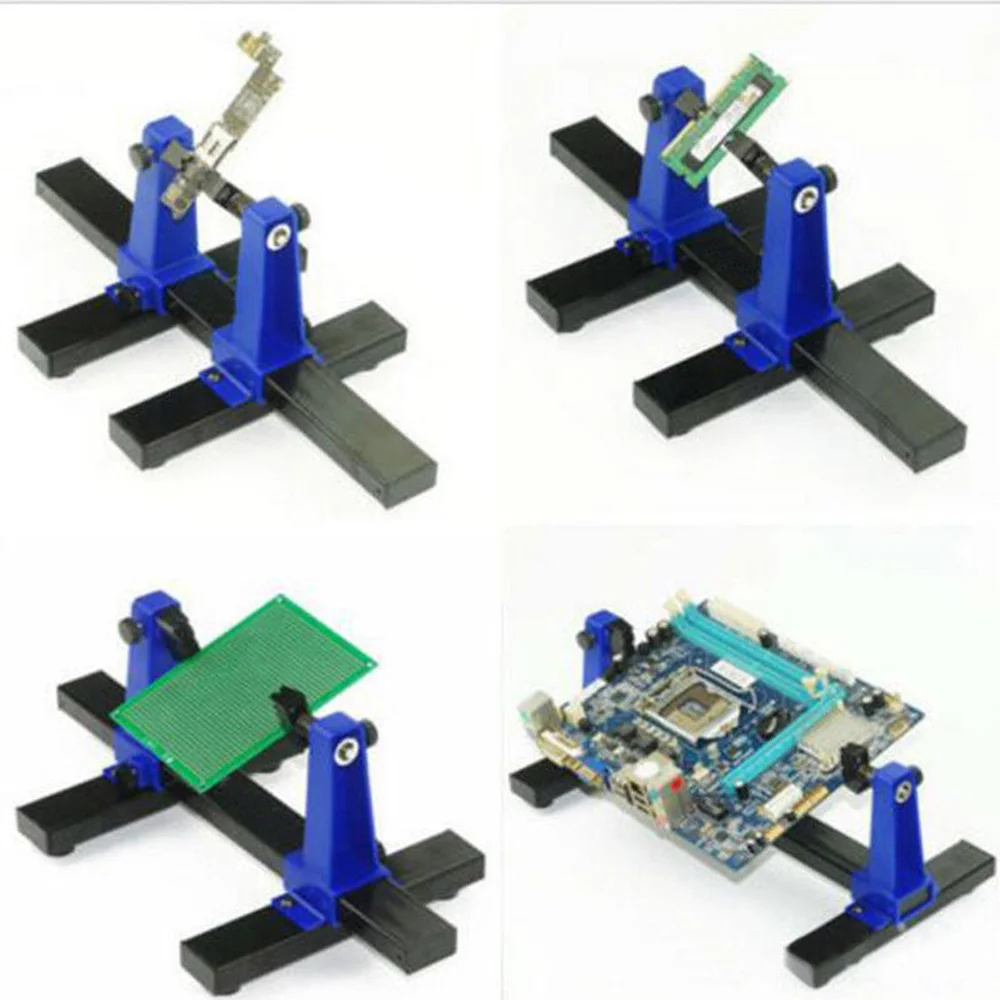 

Circuit Board Holder Adjustable PCB Printed Rotational Circuit Board Clamp Soldering Holder 360 Degre for home diy tools part