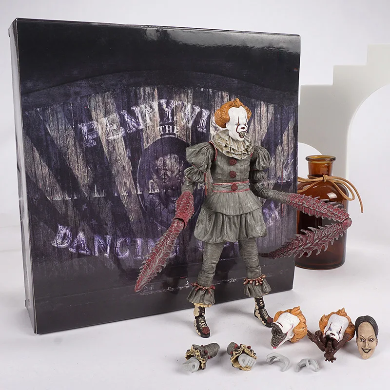 NECA Pennywise the Dancing Clown Friday Jason Voorhees PVC Action Figure Model Doll Toy Gift no light | Игрушки и хобби