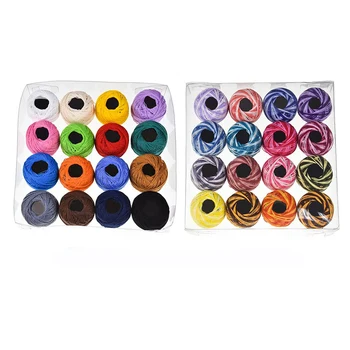 

16 Colors Cross Stitch Thread Embroidery Sewing Thread Diy Hand-Knitted Patch Thread Sewing Supplies