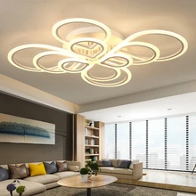

Nordic Pendant Light Kitchen Lights Hanging Chandelier for Living Room Lamp Acrylic Led Bedroom Light 50W 80W 6head 8head Lamp