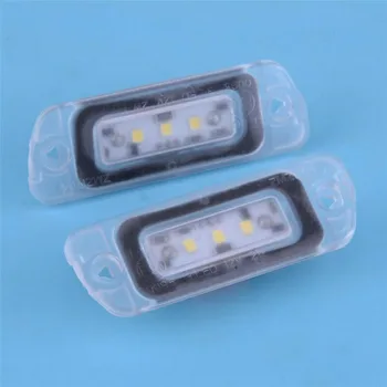 

LED License Plate Light Set Replacement Attachment Car Assembly Auto Fitting 2Pcs