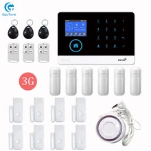Free Shipping PG103 WiFi 3G GPRS Home Burglar Intelligent Security Wireless Alarm System APP Remote Control For iOS and Android christoffer andersson gprs and 3g wireless applications professional developer s guide isbn 9780471189756
