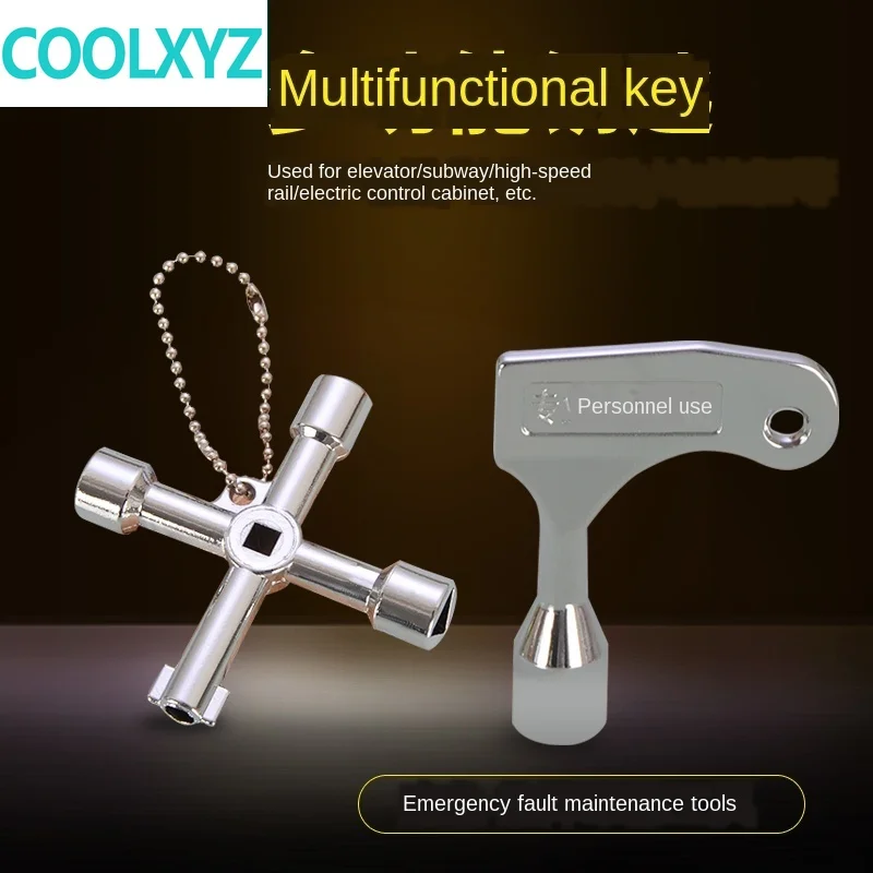 Elevator Key Triangle Opposite Side Four Corner Square Round Hole Train