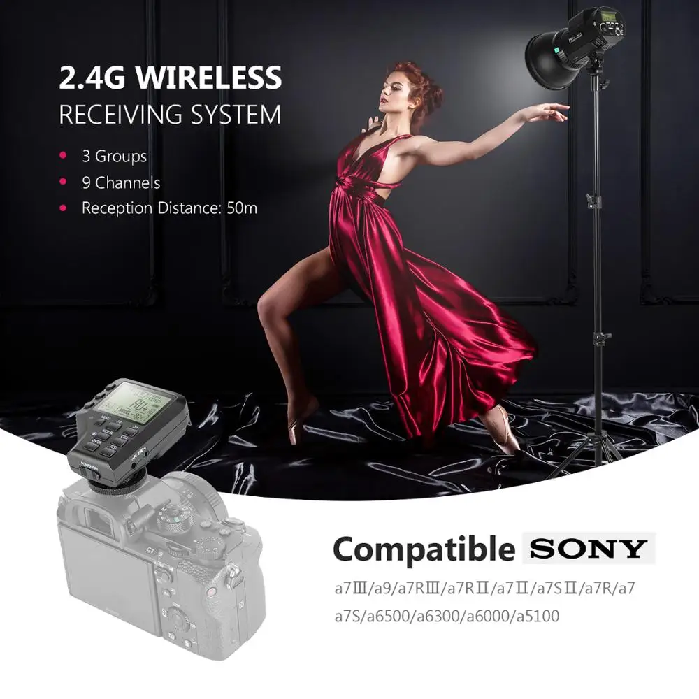 Neewer i6T EX 600W 2 4G TTL Studio Strobe 1/8000 HSS вспышка моносвет совместимый с Sony беспроводной