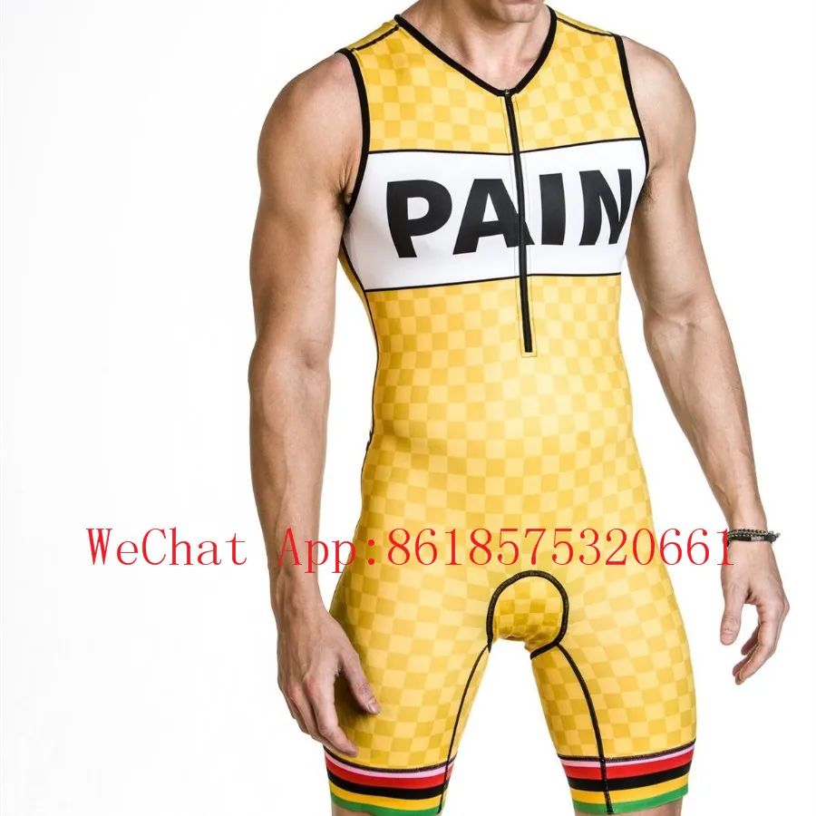 Love the pain мужской велокостюм triatlon ropa ciclismo uniforme bicicleta триатлон костюм для бега speedsuit купальники - Цвет: 2