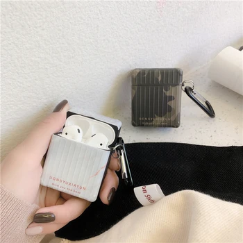 

Luxury Camouflage pattern Case For Apple Airpods 2/1 Cover Cute Silicone Headphone Case Box For Airpod Earphone Charging Case