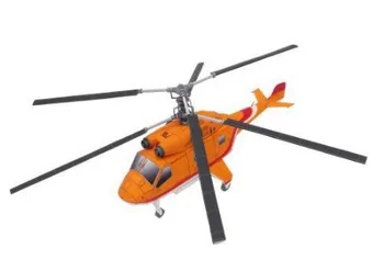 

Twin-rotor helicopter Paper model Manual DIY Helicopter model Manual work
