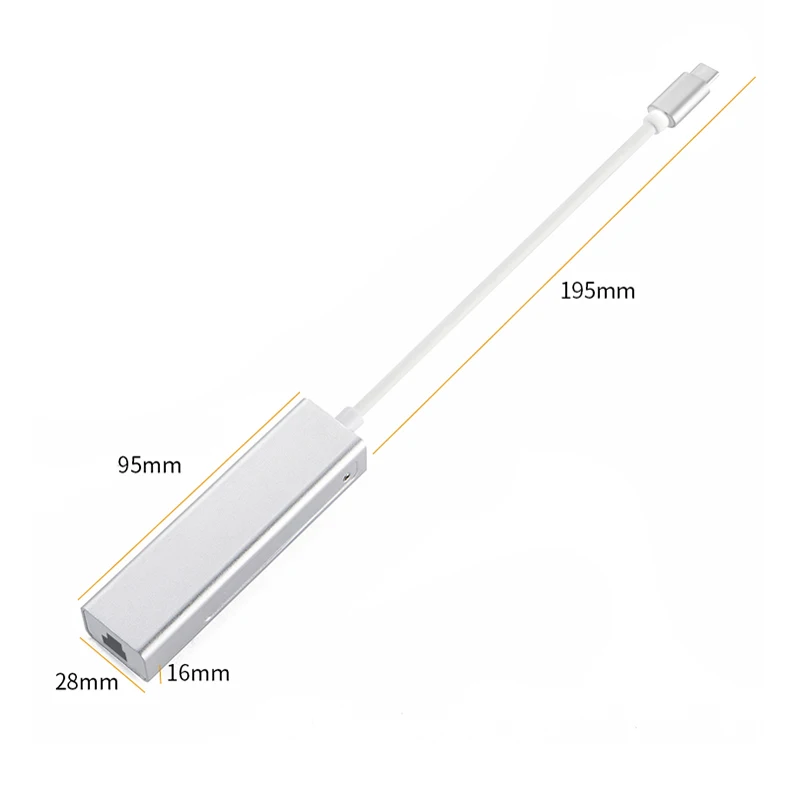 USB C концентратор Gigabit Ethernet Rj45 Lan адаптер usb type C к USB 3,0 концентратор 10/100/1000 сетевая карта для MacBook ChromeBook
