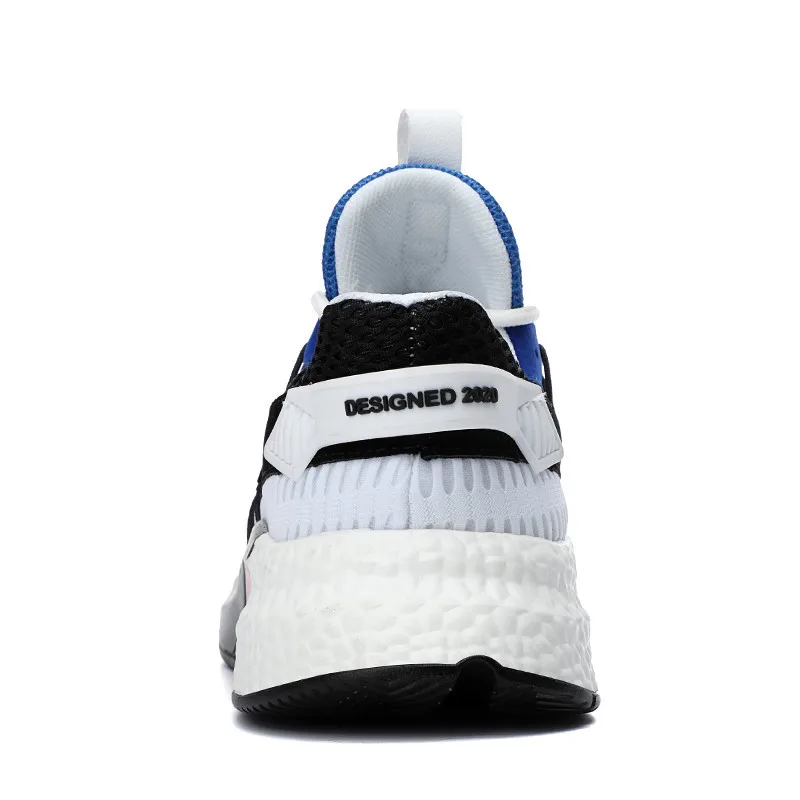 New Arrival Men Shoes Mixed Color Air Mesh Breathable Running Shoes Yellow Blue Design Athletics Sports Shoes Men Sneakers