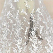 GLace 1Y/лот Высококачественная блестящая вышивка кружева аксессуары ручной работы diy швейная ткань материал ткань платье украшение TX1557